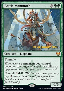 Battle Mammoth (V.1) - Kaldheim Promos 