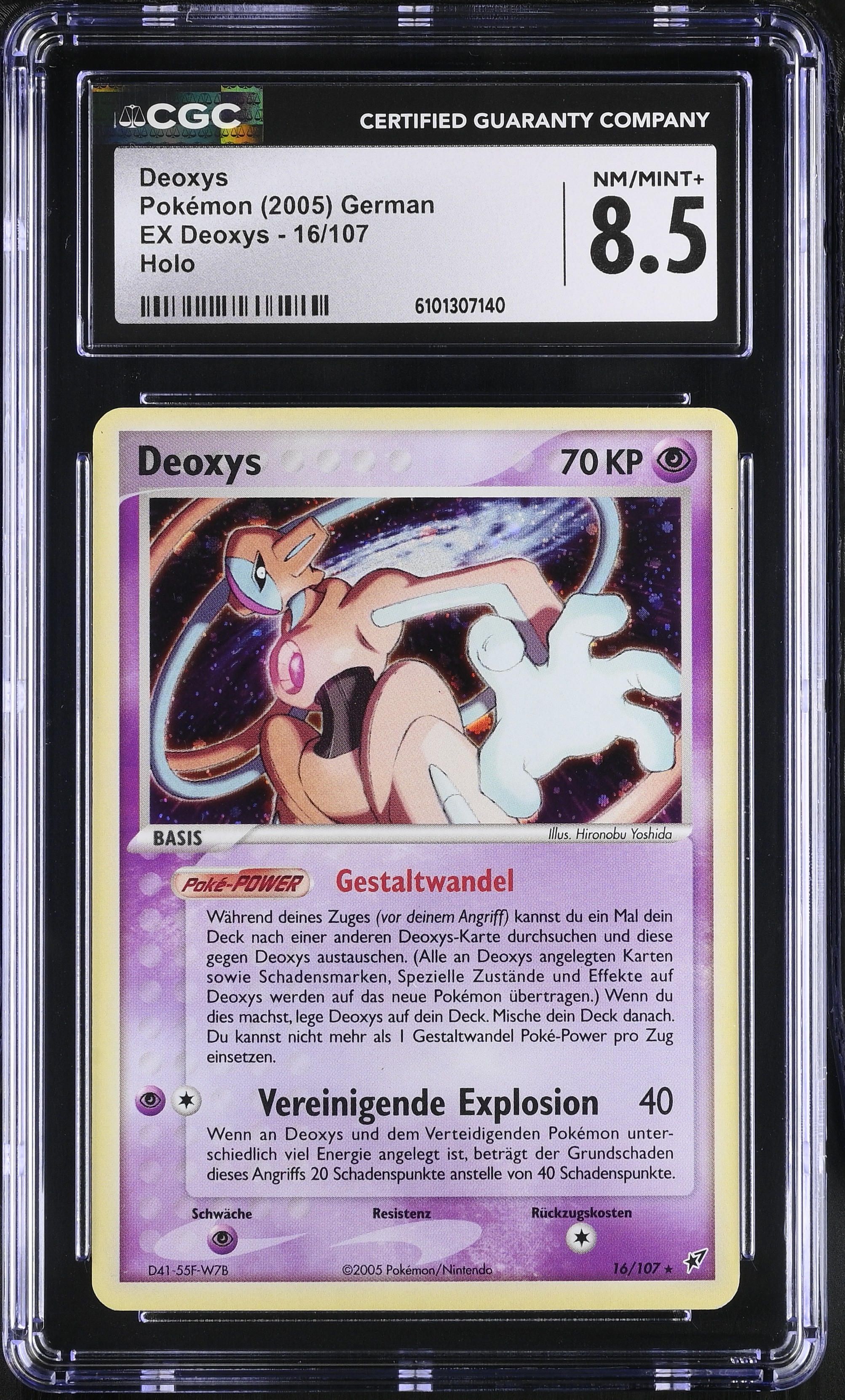 Deoxys - DX 16 - German - CGC 8.5 