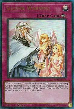 Solemn Warning (V.7 Ultimate Rare) 