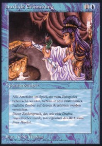 Hurkyls Recall - Foreign Black Bordered 