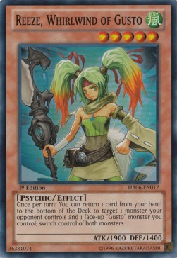Reeze, Whirlwind of Gusto 