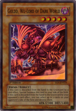 Goldd, Wu-Lord of Dark World (V.1 - Super Rare) 