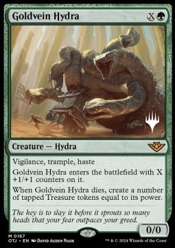 Goldvein Hydra (V.2) - Outlaws of Thunder Junction Promos 