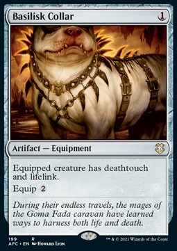 Basilisk Collar - Commander Adventures in the Forgotten Realms 