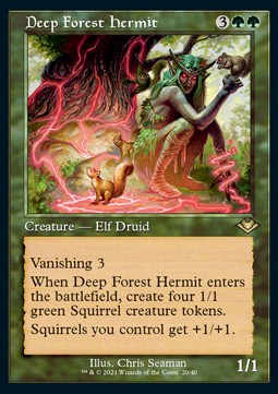 Deep Forest Hermit (V.1) - Modern Horizons Retro Frame Cards 
