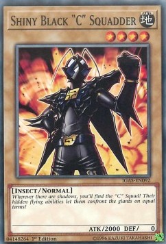 Shiny Black "C" Squadder 