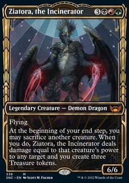 Ziatora the Incinerator (V.1) - Streets of New Capenna Extras 