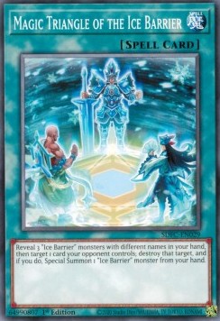 Magic Triangle of the Ice Barrier 