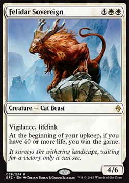 Felidar Sovereign - Battle for Zendikar 