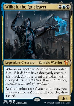 Wilhelt the Rotcleaver (V.1) - Commander Innistrad Midnight Hunt 