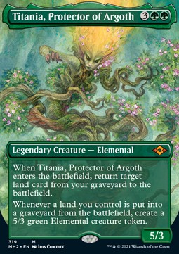 Titania Protector of Argoth (V.1) - Modern Horizons 2 Extras 