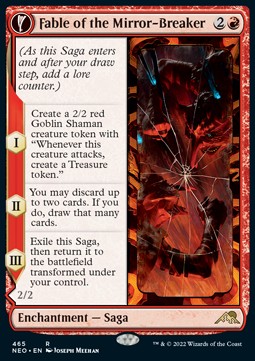 Fable of the Mirror Breaker Reflection of Kiki Jiki (V.2) - Kamigawa Neon Dynasty Extras 