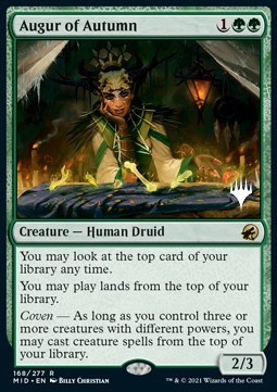 Augur of Autumn (V.2) - Innistrad Midnight Hunt Promos 