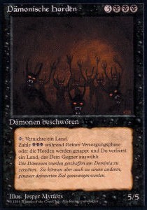 Demonic Hordes - Foreign Black Bordered 