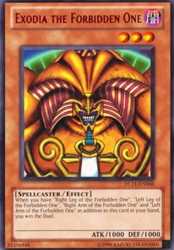 Exodia the Forbidden One (V.4 - Rare) 