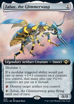 Zabaz the Glimmerwasp - Modern Horizons 2 Extras 