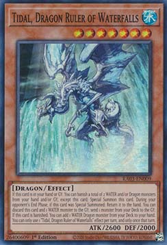 Tidal Dragon Ruler of Waterfalls (V.1 Super Rare) 