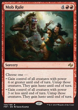 Mob Rule - Fate Reforged 