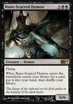 Rune Scarred Demon - Magic 2012 