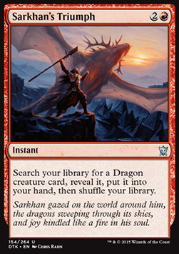 Sarkhans Triumph - Dragons of Tarkir 