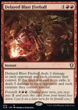 Delayed Blast Fireball (V.1) - Commander Legends Battle for Baldurs Gate Extras 