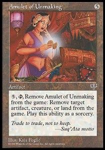 Amulet of Unmaking - Mirage 