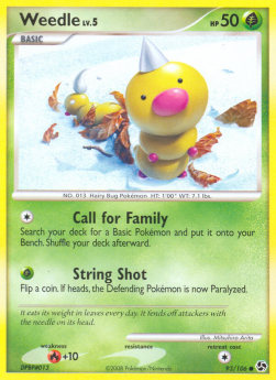 Weedle Lv.5 