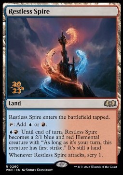 Restless Spire (V.1) - Wilds of Eldraine Promos 