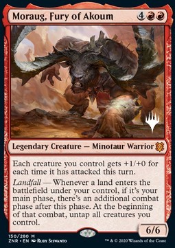 Moraug Fury of Akoum (V.1) - Zendikar Rising Promos 