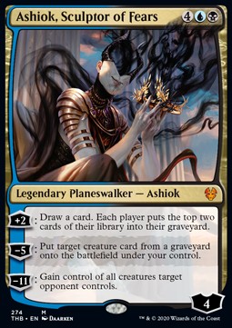 Ashiok Sculptor of Fears - Theros Beyond Death Extras 