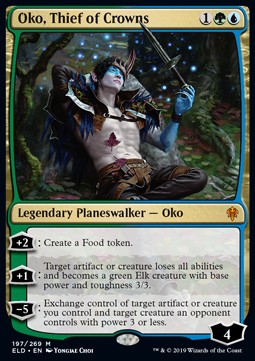 Oko Thief of Crowns - Throne of Eldraine 