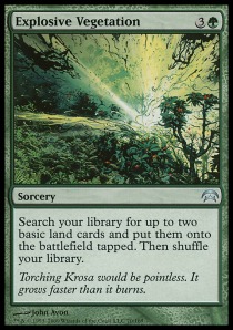 Explosive Vegetation - Planechase 
