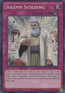 Solemn Scolding 