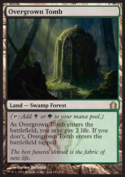 Overgrown Tomb - Return to Ravnica 