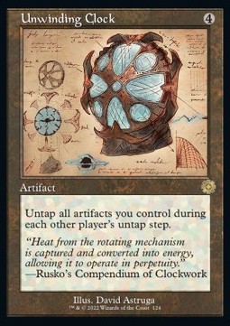 Unwinding Clock (V.2) - Retro Frame Artifacts 