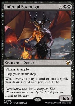 Infernal Sovereign - Commander March of the Machine 