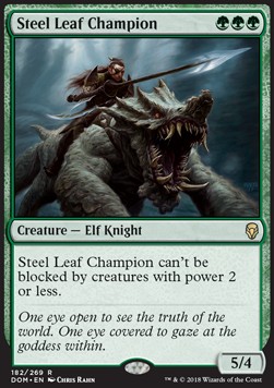 Steel Leaf Champion - Dominaria 