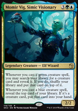 Momir Vig Simic Visionary - Ravnica Allegiance Guild Kits 