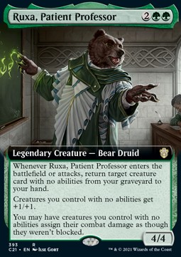 Ruxa Patient Professor - Commander Strixhaven Extras 