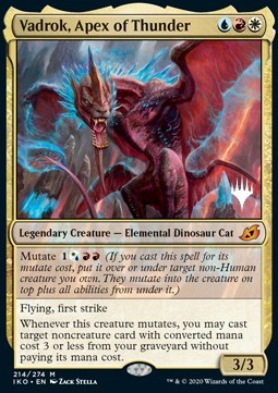 Vadrok Apex of Thunder (V.1) - Ikoria Lair of Behemoths Promos 