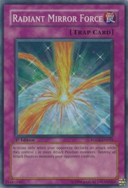 Radiant Mirror Force (V.1 - Super Rare) 