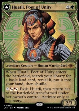 Huatli Poet of Unity Roar of the Fifth People (V.1) - The Lost Caverns of Ixalan Extras 
