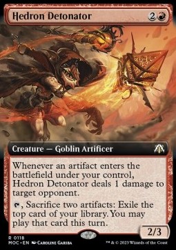 Hedron Detonator - Commander March of the Machine Extras 