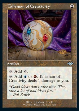 Talisman of Creativity (V.1) - Modern Horizons Retro Frame Cards 