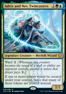 Adrix and Nev, Twincasters - Commander Strixhaven 