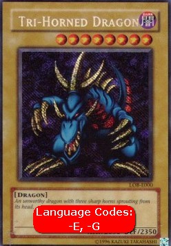 Tri-Horned Dragon (V.1 - Secret Rare) 