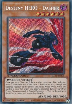 Destiny HERO - Dasher (V.2 - Secret Rare) 
