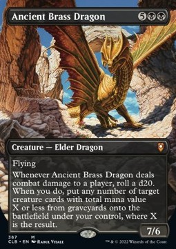 Ancient Brass Dragon (V.1) - Commander Legends Battle for Baldurs Gate Extras 