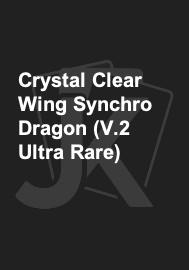 Crystal Clear Wing Synchro Dragon (V.2 Ultra Rare) 
