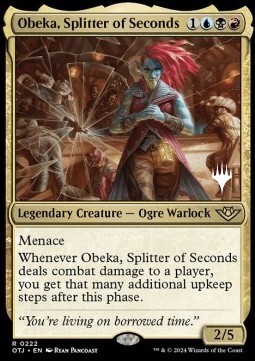 Obeka Splitter of Seconds (V.2) - Outlaws of Thunder Junction Promos 